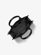 Mirella Small Pebbled Leather Crossbody Bag - Black