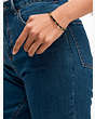 Kate Spade Enamel Hinged Bangle / Bracelet - Black
