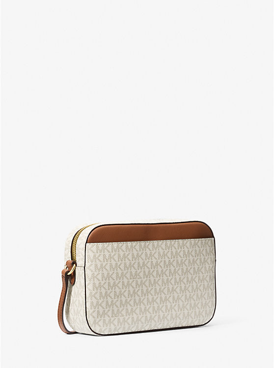 Jet Set Large Logo Crossbody Bag - Vanilla