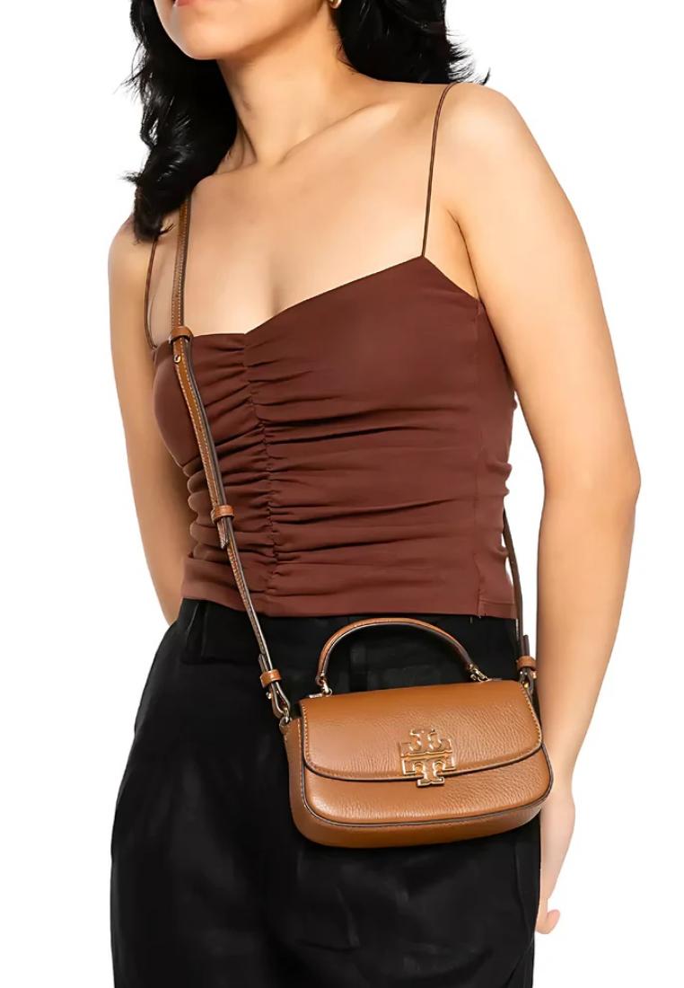 Britten Convertible Top Handle Bag - Tan/Moose