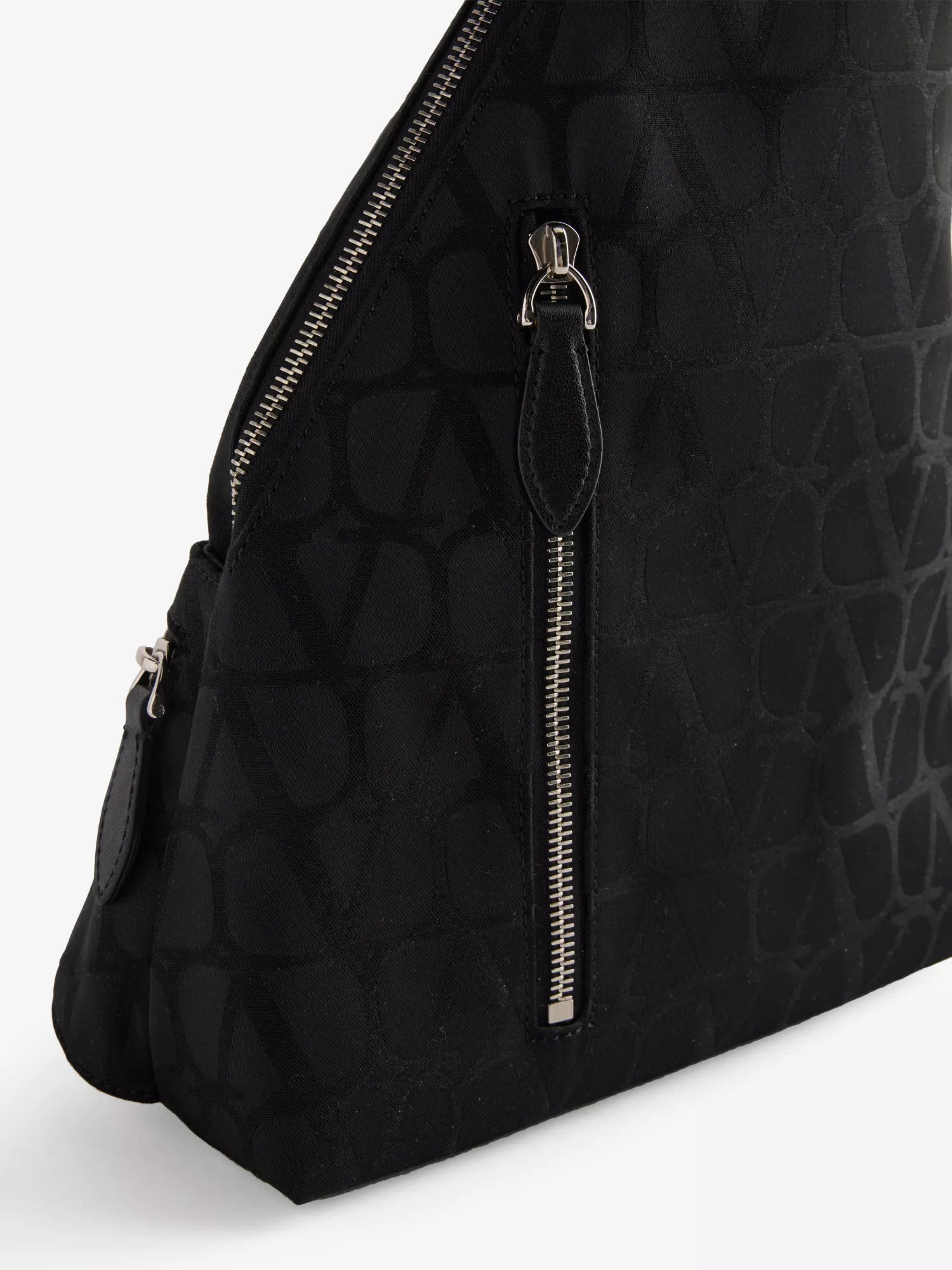 VLOGO monogram-pattern woven sling bag