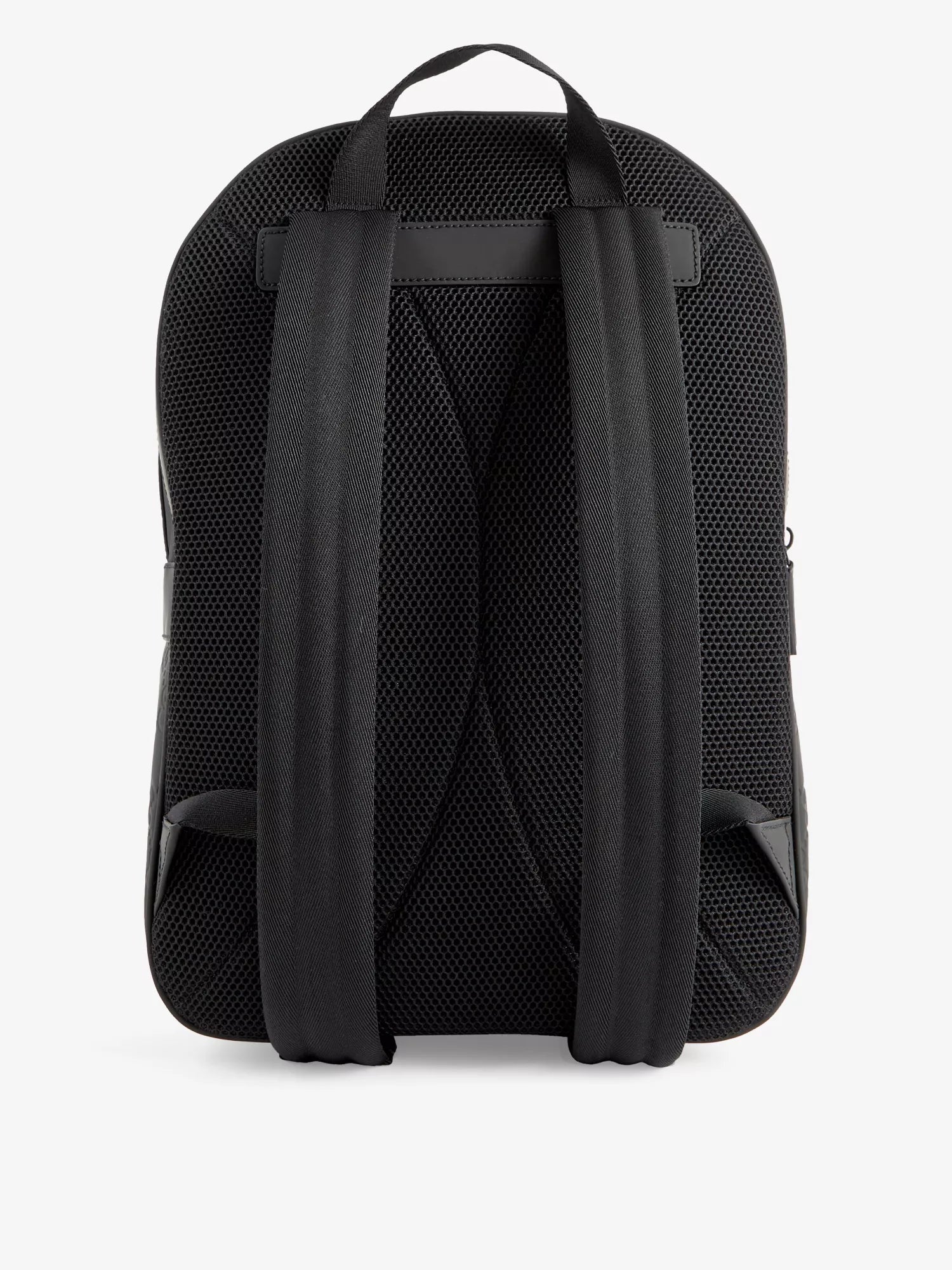 GG logo-debossed leather backpack