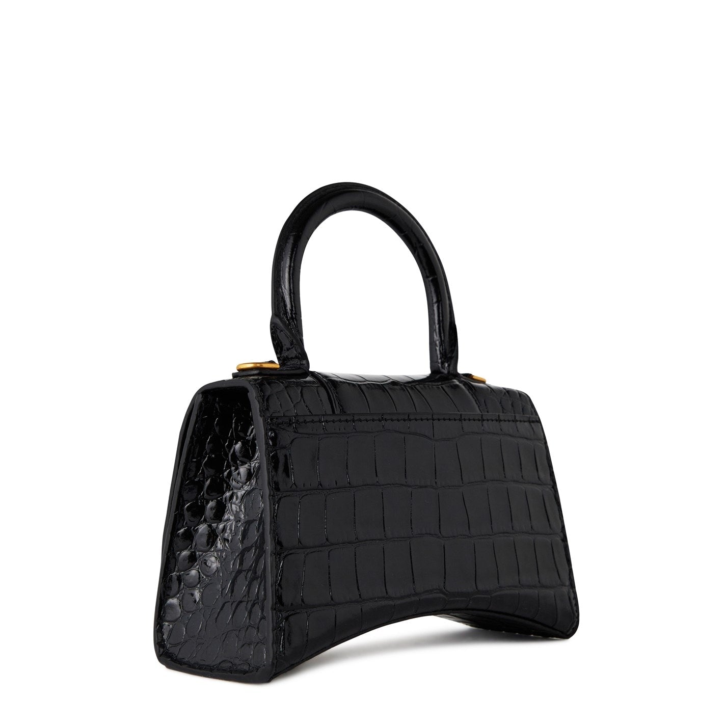 HOUR GLASS CROC CROSS BODY BAG