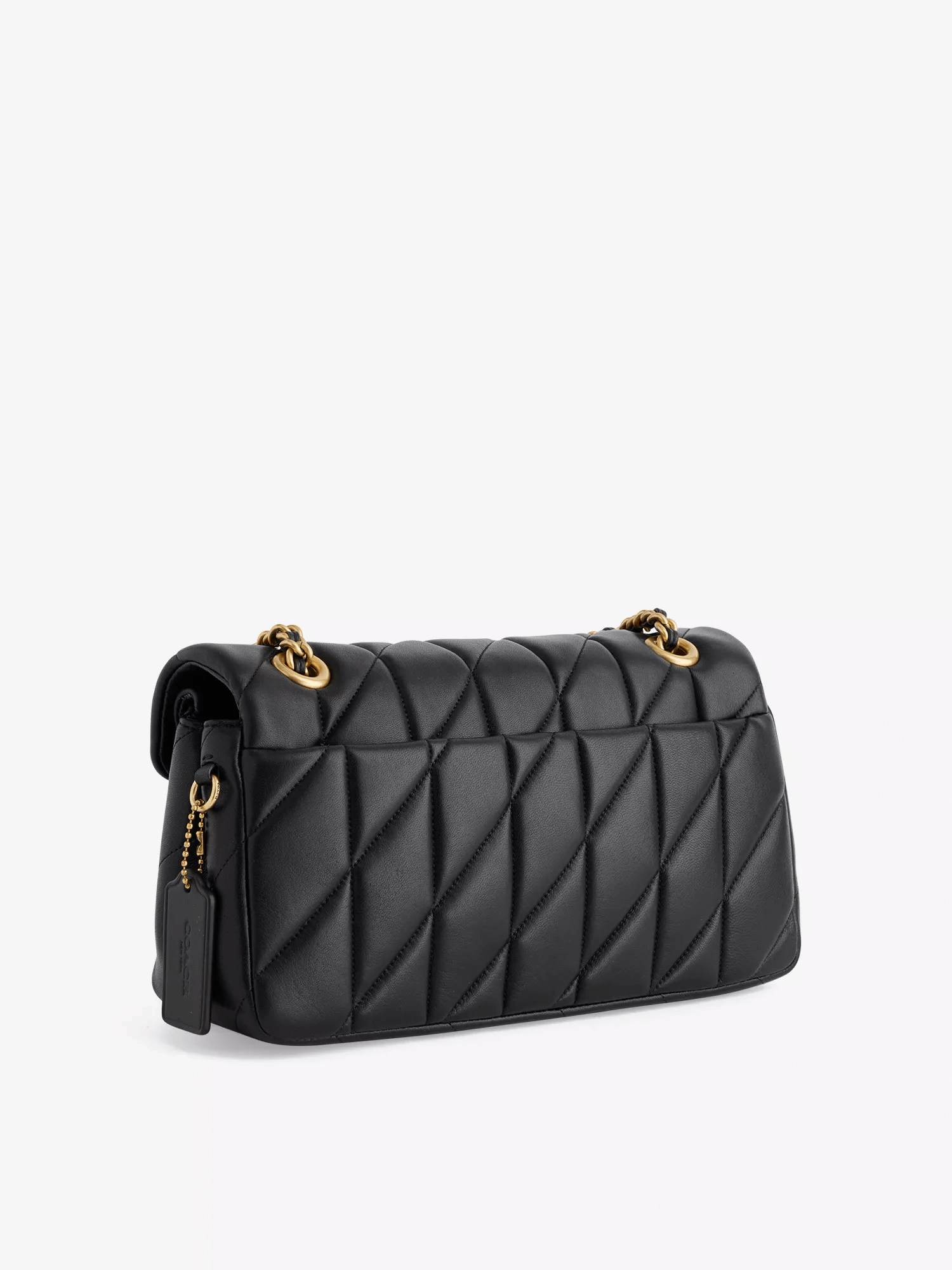 Tabby logo-plaque quilted leather cross-body bag