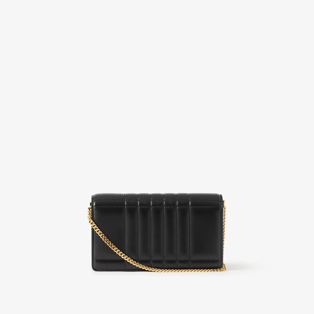 QUILTED LOLA CLUTCH - BLACK