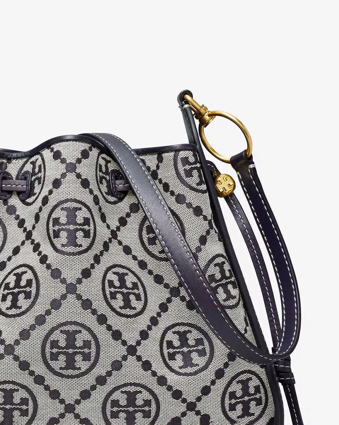 T Monogram Jacquard Bell Bag