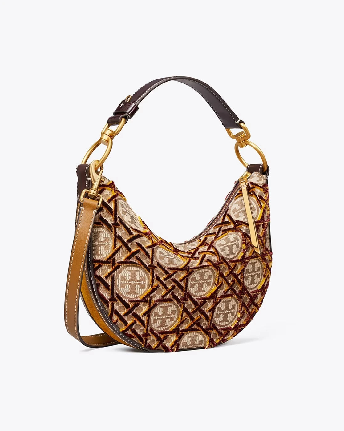 T Monogram Fil Coupe Mini Crescent Bag