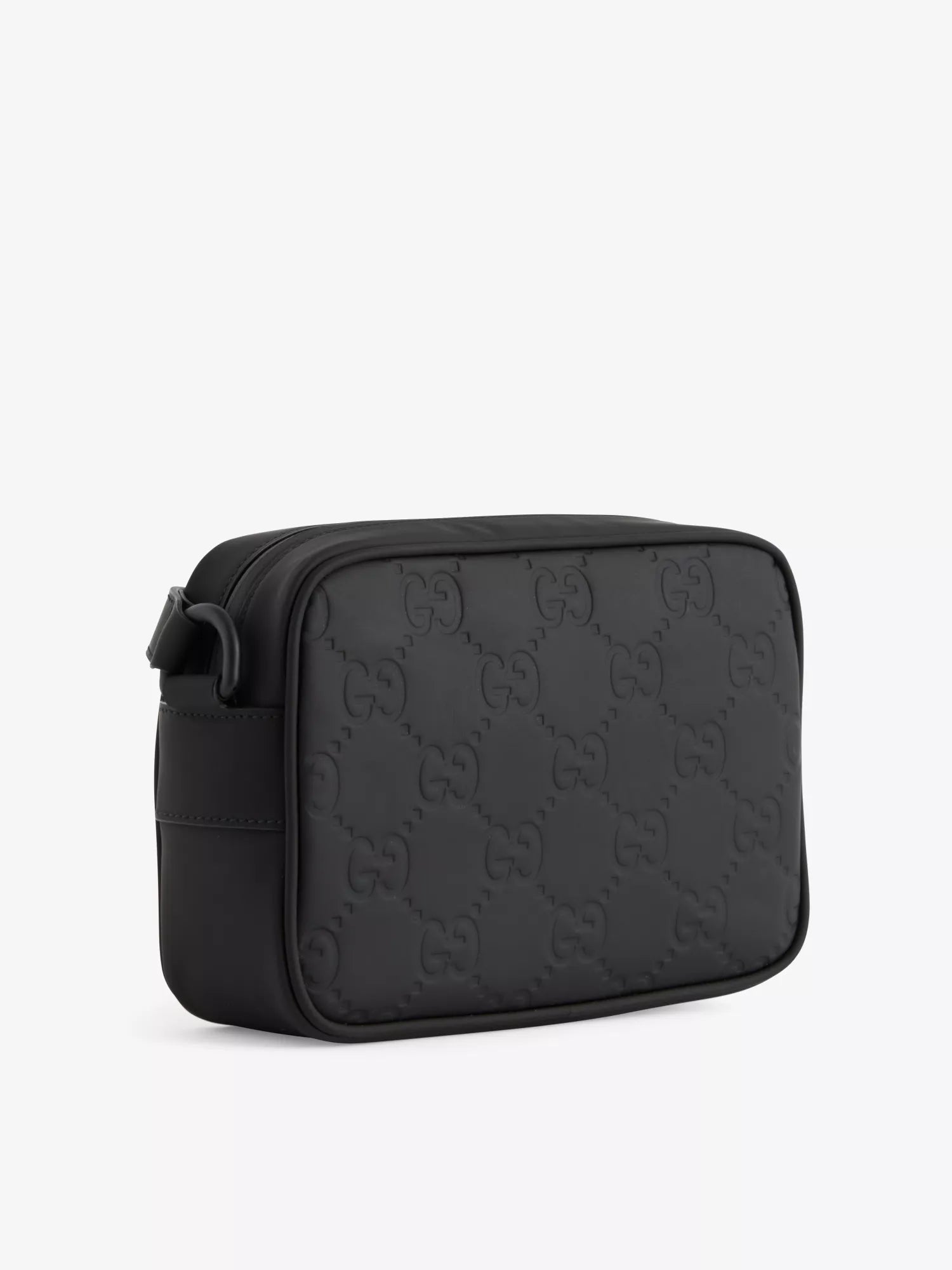 GG logo-debossed leather cross-body bag